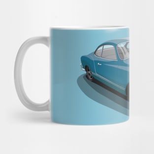 karmann ghia in blue Mug